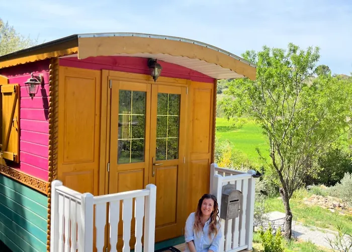 Séjour à la campagne Roulotte Bohème En Provence, Terra Luna, Valensole